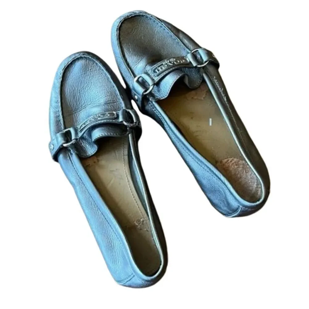 Coach Felicia Moccasin Leather Flats
